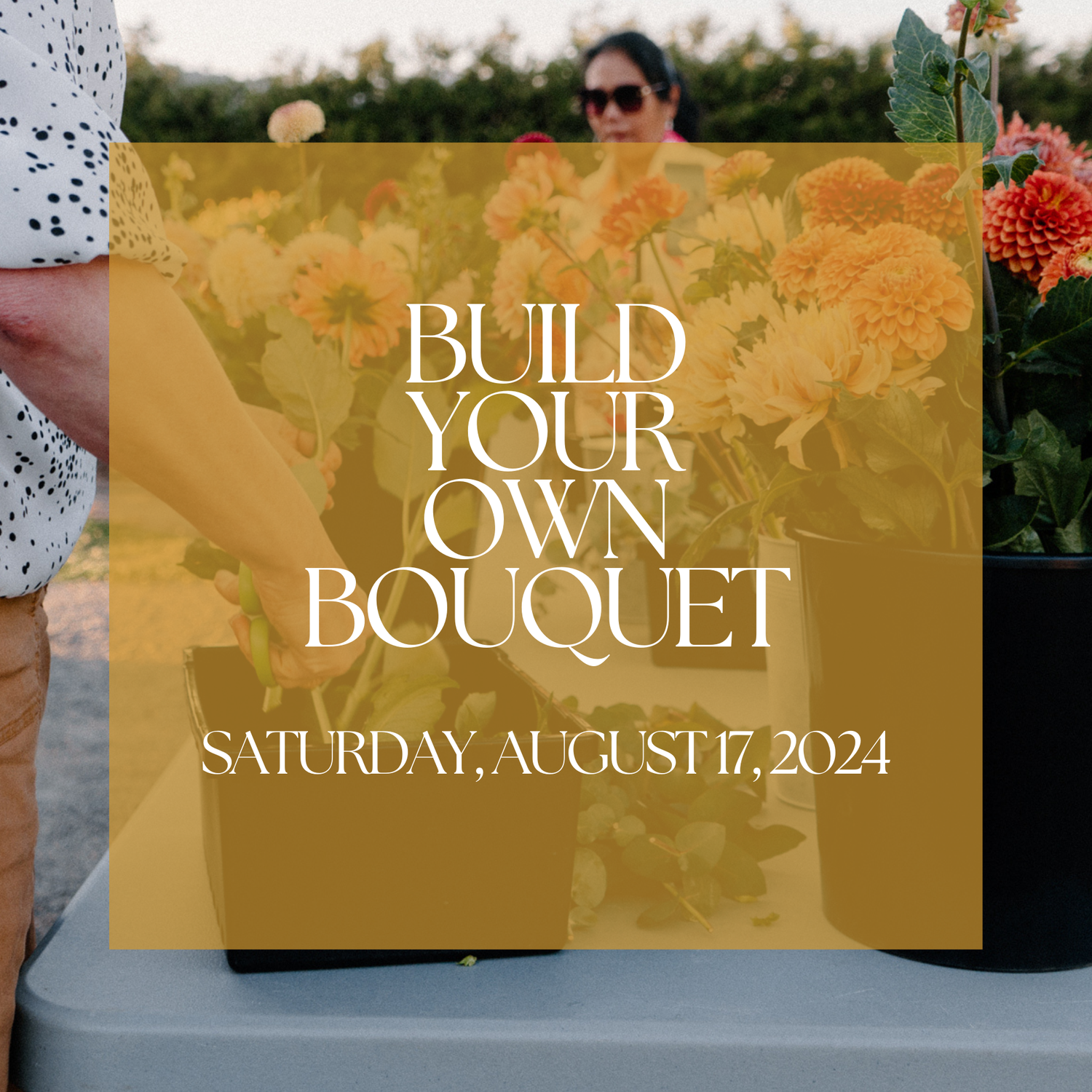 Saturday, August 17th Bouquet Workshop